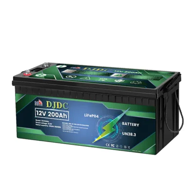 DJDC Dongjin Lithium Battery 12V/200Ah, LiFePO₄, Display and Monitoring, Life Cycle 6000, Battery Management System