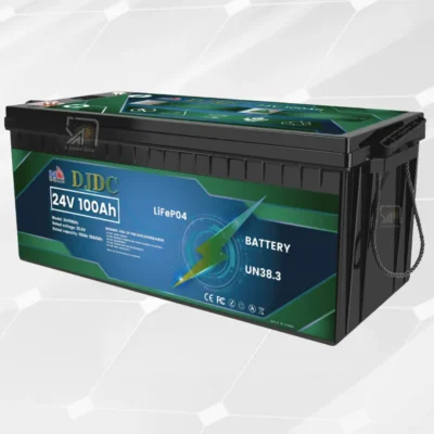 DJDC Dongjin Lithium Battery 24V/100Ah, LiFePO₄, Display and Monitoring, Life Cycle 6000, Battery Management System