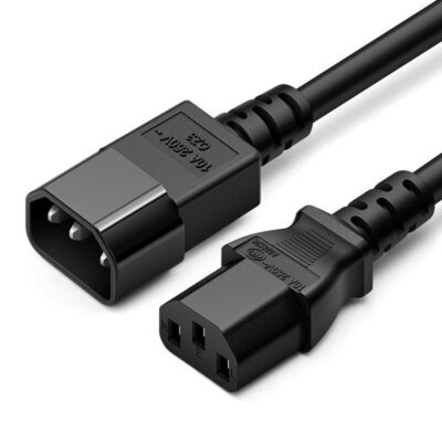 C13 to C14 Power Cord Back to Back (Male/Female) Server 1.8 M Long Cable